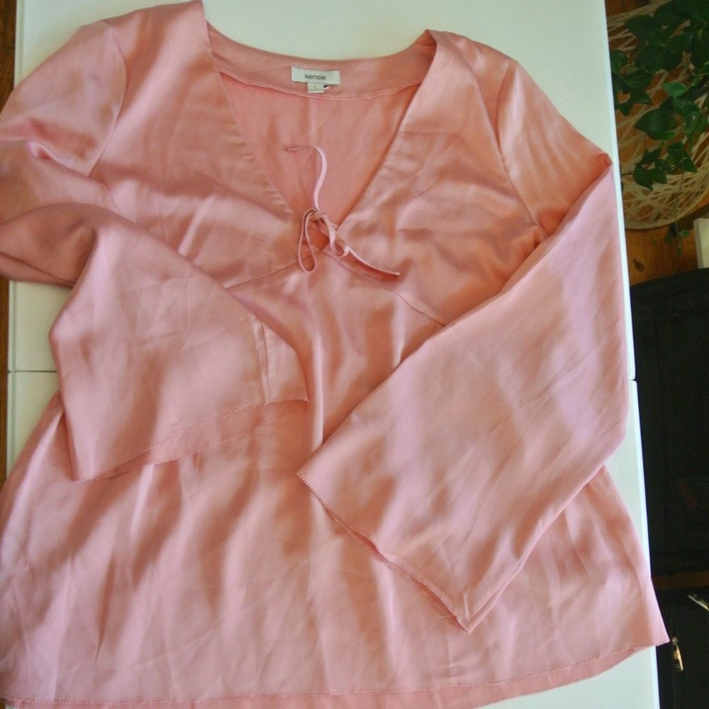 Kensie sz Large pink blouse